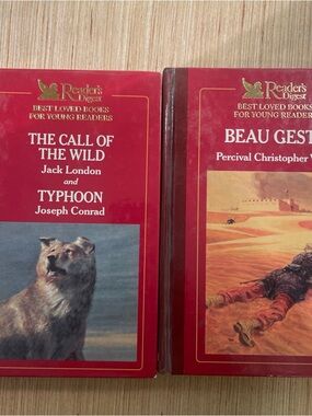 Reader's Digest Red Classic Children's Book - The Call of the Wild & Typhoon